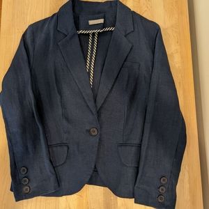 Olivia Moon women's blue blazer, size S